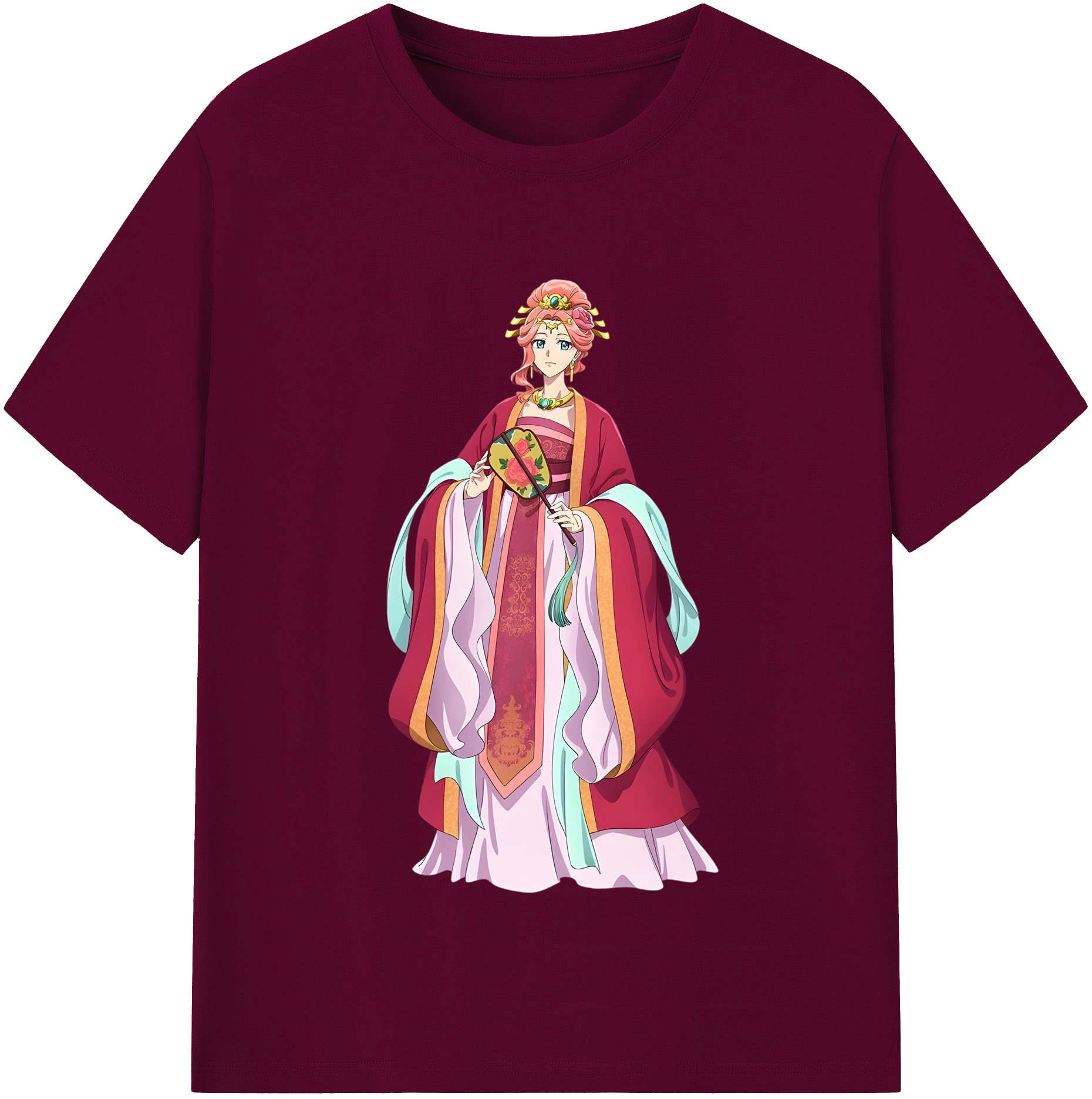 （画像用） 薬屋のひとりごと The Apothecary Diaries レディースカジュアルプリントTシャツ（綿100％）